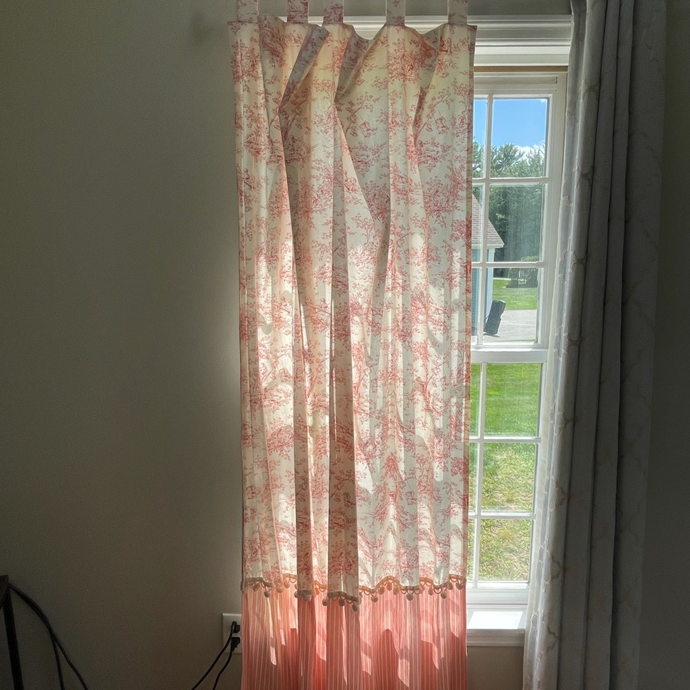 Custom drapes for girl’s bedroom